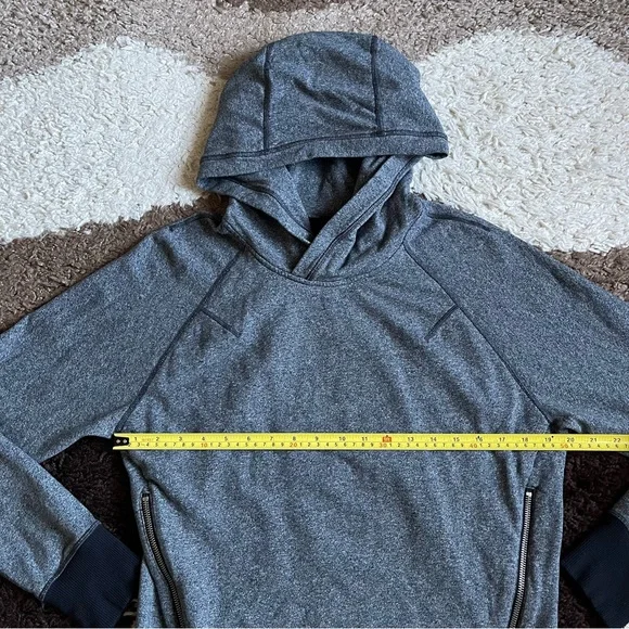 Lululemon Om & Roam Pullover Sz 4 In Heathered Speckled Black / Black - Picture 7 of 11